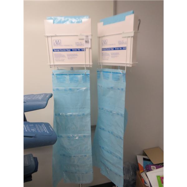 2-Medical Action Sponge Counter Bag Racks - 2 X $