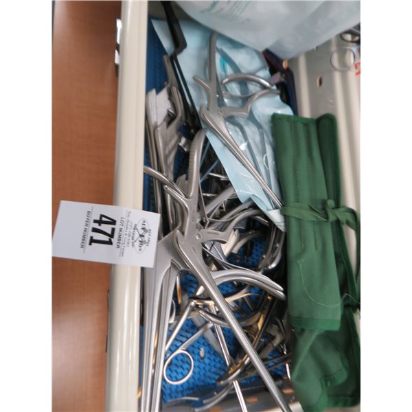 Bone Tray w/Surgical Tools