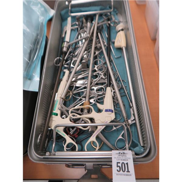 Bone Tray w/Surgical Tools