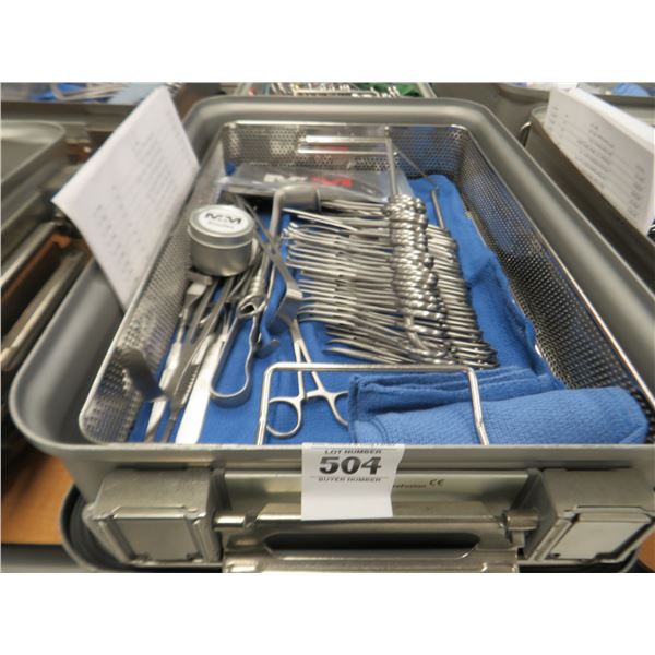 Bone Tray w/Surgical Tools