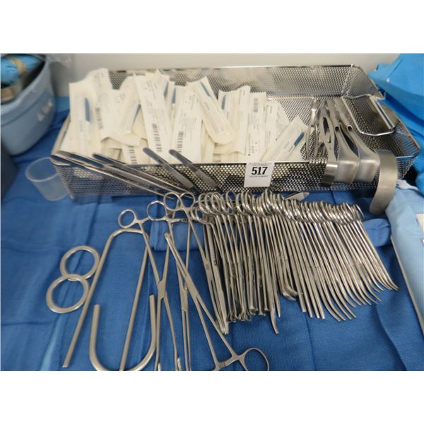 Bone Tray w/Surgical Tools