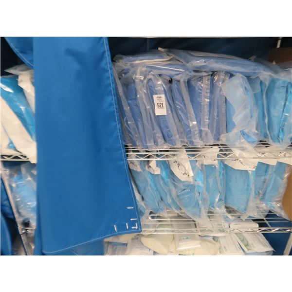 Lot of Laprascopic Cholecystectomy Drape w/Troughs & Lap Sponges