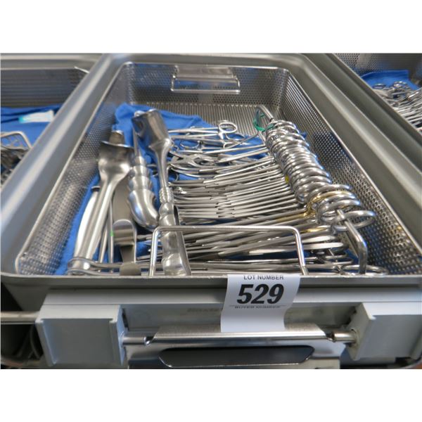 Bone Tray w/Surgical Instruments