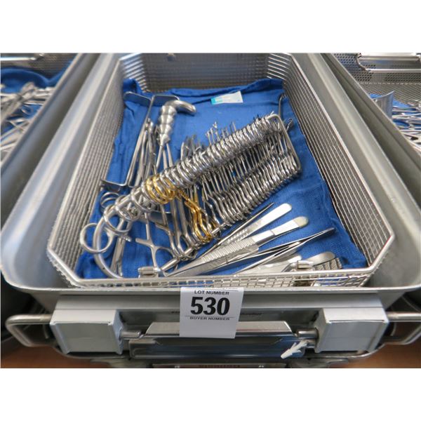 Bone Tray w/Surgical Instruments
