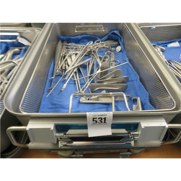 Bone Tray w/Surgical Instruments