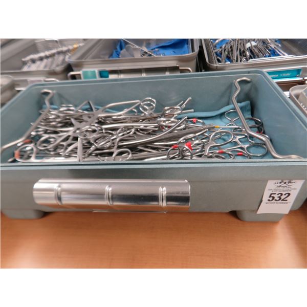 Bone Tray w/Surgical Instruments