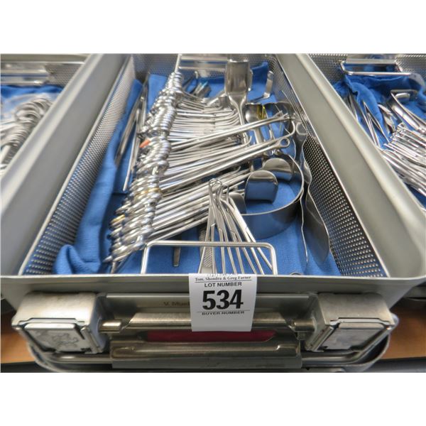 Bone Tray w/Surgical Instruments