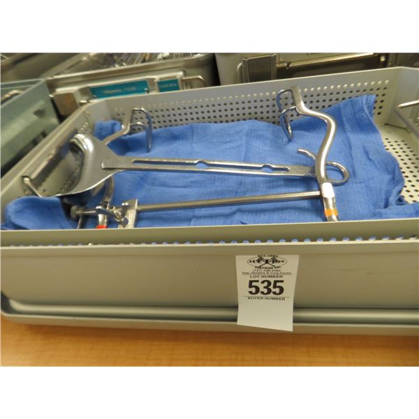 Bone Tray w/Surgical Instruments