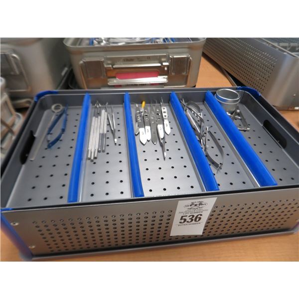 Bone tray w/Surgical Instruments