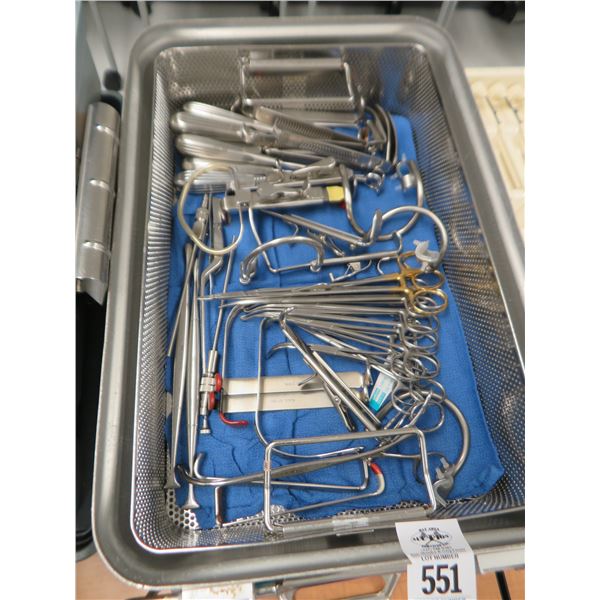 Bone Tray w/Surgical Tools