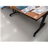 Image 1 : 8-Rolling Mica Work Tables - 8 X $