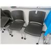 Image 1 : 41-Plastic Rolling Stack Chairs - 41 X $