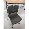 Image 1 : 14-Plastic Rolling Stack Chairs - 14 X $