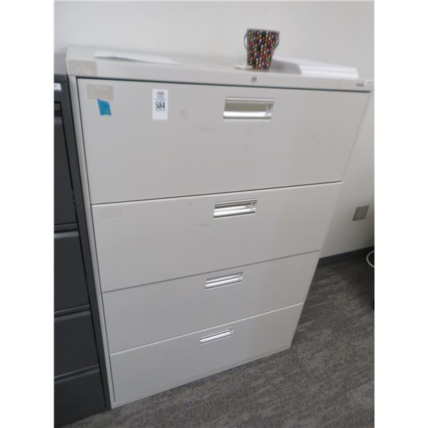 Hon Beige 4 Drawer Lateral File