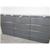Image 1 : 3-Grey 4 Drawer Lateral Files - 3 X $