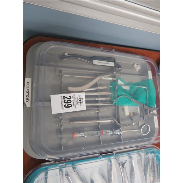 Bin w/Dental Instruments