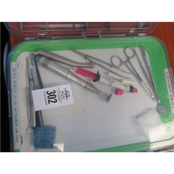 Bin w/Dental Instruments