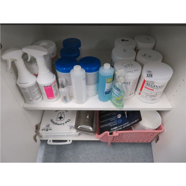 Asst. Cleaning Supplies, Algamate Impression Material, First Aid Kit
