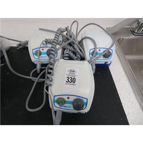 3 Henry Schein Master L35 Electric Handpiece Systems 3 x $