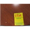 Image 2 : 4-Cherry Round Pedestal Tables - 4 X $