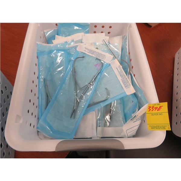 Bin w/Dental Instruments