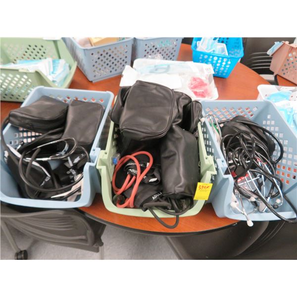 Sphygmomanometers & Supplies (3 Bins)