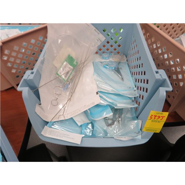Bin w/Dental Instruments