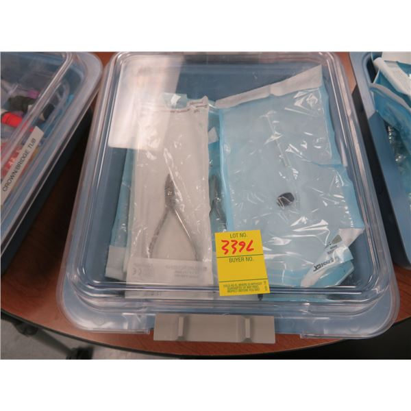 Bin w/Dental Instruments