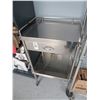 Image 1 : S/S Rolling 1 Drawer Shelf