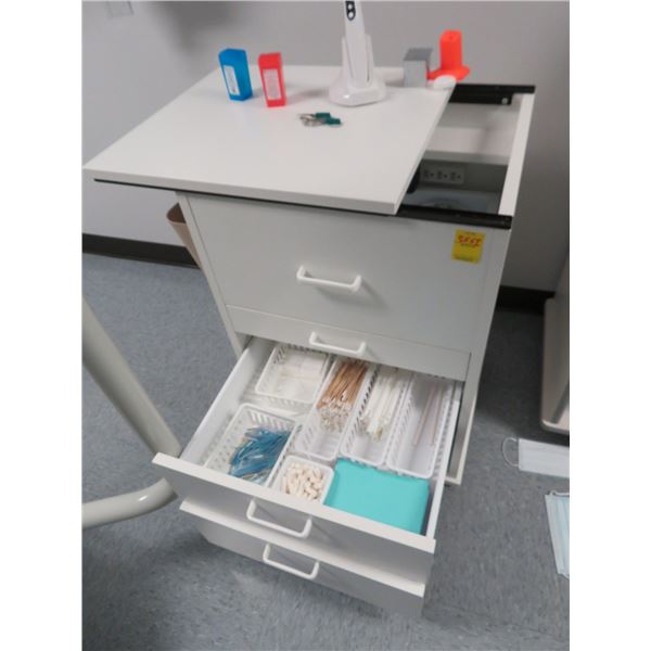 3-Slide Top Storage Cart w/Supplies - 3 X $