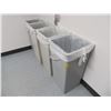 Image 1 : 4-Plastic Waste Cans - 4 X $