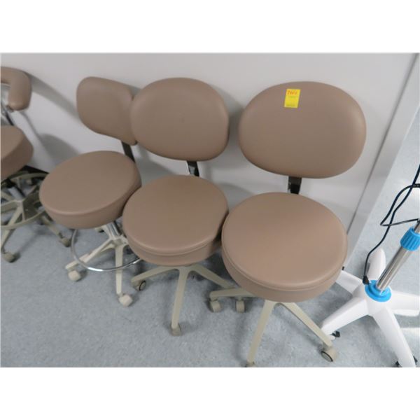Beige Rolling Stool (3)