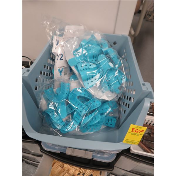 Dental Impressions, Metal Trays, Bin Cart