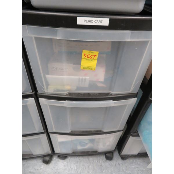 Bin Cart w/Supplies