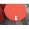 Image 2 : 3-Orange Rolling Stools - 3 X $