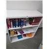 Image 1 : 4-White Metal Short Bookshelf - 4 X $