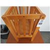 Image 2 : Cherry End Table & Magazine Rack