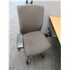 Image 1 : 8-Grey Secretarial Arm Chairs - 8 X $
