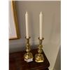Image 1 : Heavy Brass Candlesticks 11"