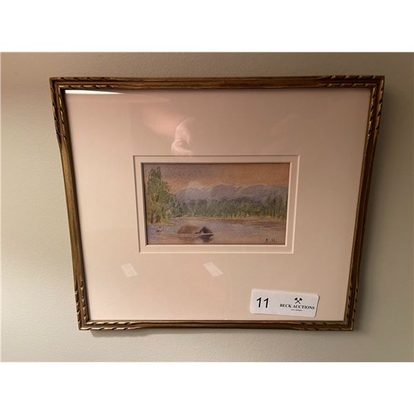 S. H. Watercolour Painting 11 x 9.5