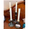 Image 1 : Silver Plate Candle Sticks