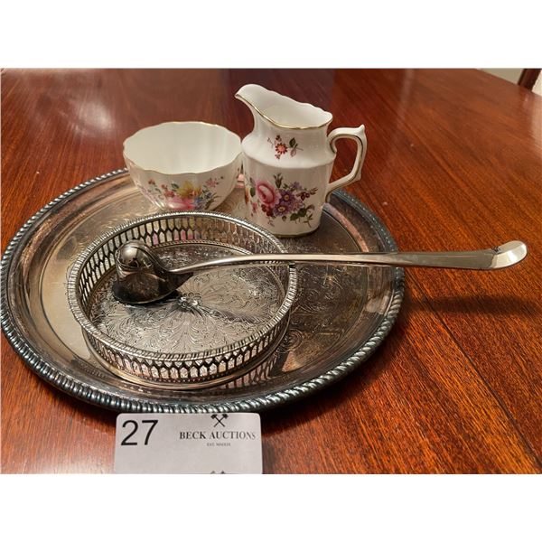 Crown Derby & Silver Plate Collection