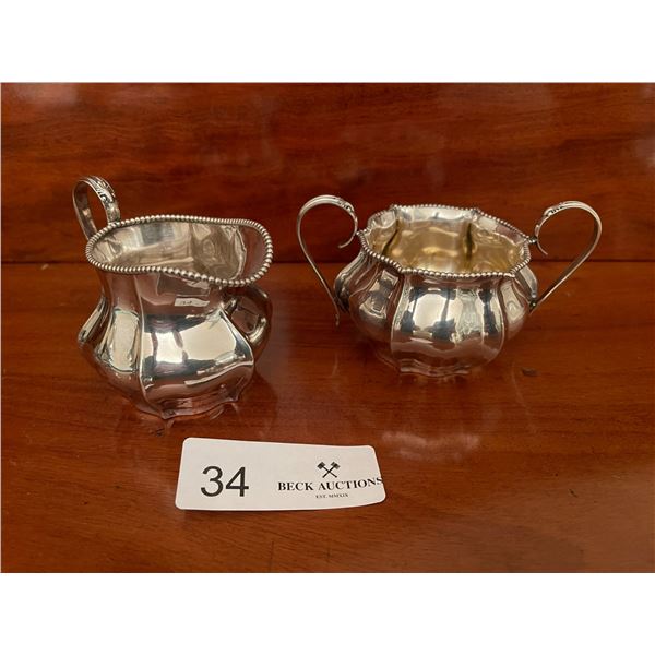 Birks Stirling Silver Cream & Sugar