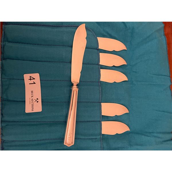 Birks Sterling Silver & Stainless Knife Set