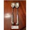 Image 1 : Art Deco Silver Plate Salad Utensils