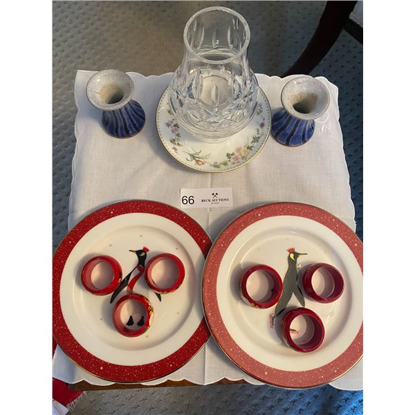 Napkin Holders & Candle Sticks