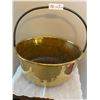 Image 1 : Victorian Brass Caldron With Forged Handle 14L x 7