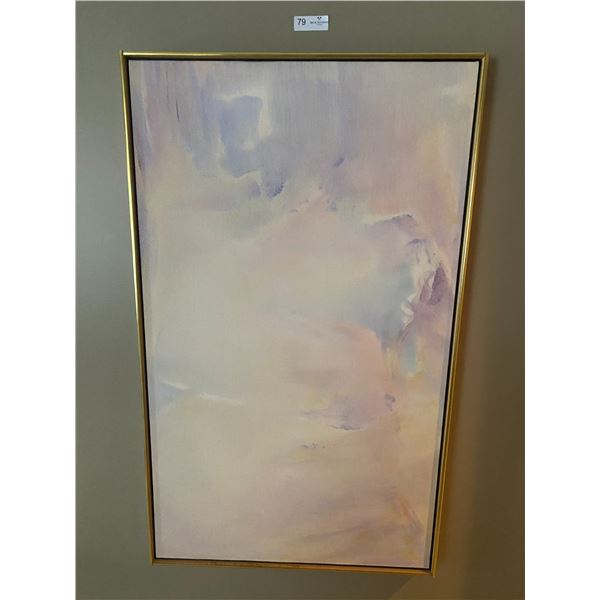 Seka Owen Ice Cap 1986 Pastel Painting 26 x 44