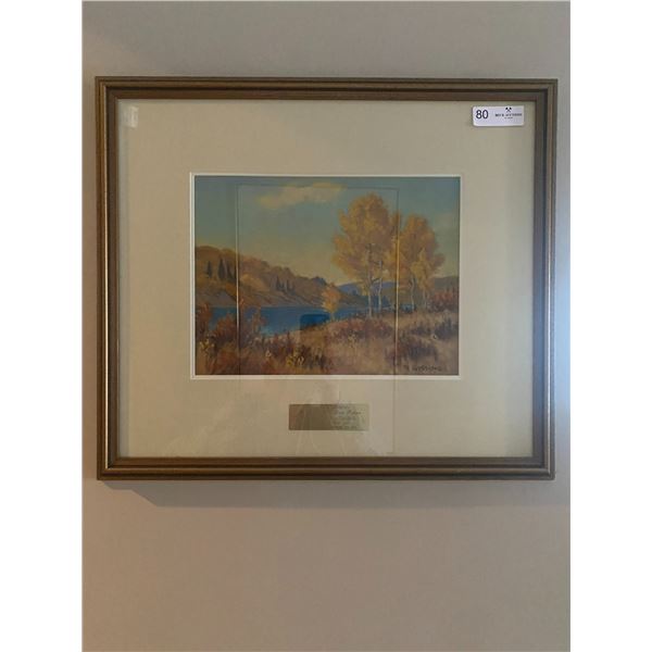 "The Foothills" Print By Roland Gissing