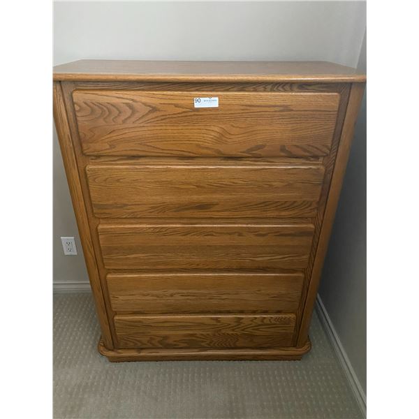 Huppe Oak Chest Of  Drawers 38L x 18D x 48T